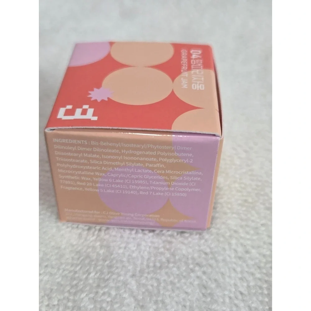 COLORGRAM‎ TINTIN DORY LIP JAM 04 GRAPEFRUIT JAM New in Box